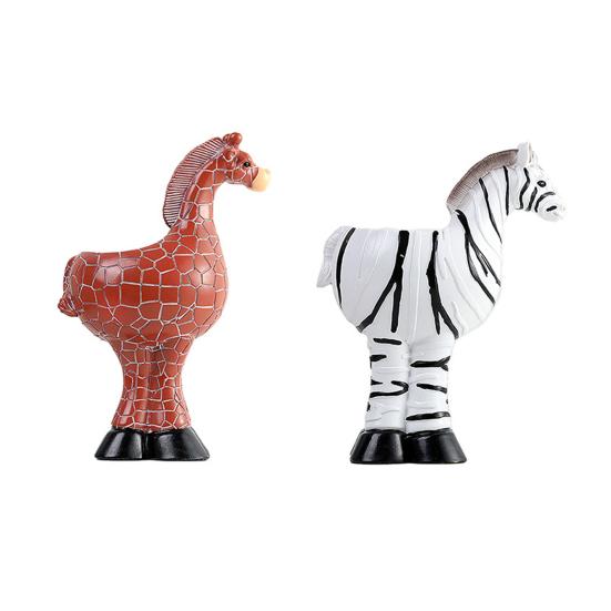 Цветочный горшок из смолы, высокопрочный, небьющийся, в форме животного, забавный, для дома и улицы, украшение стола