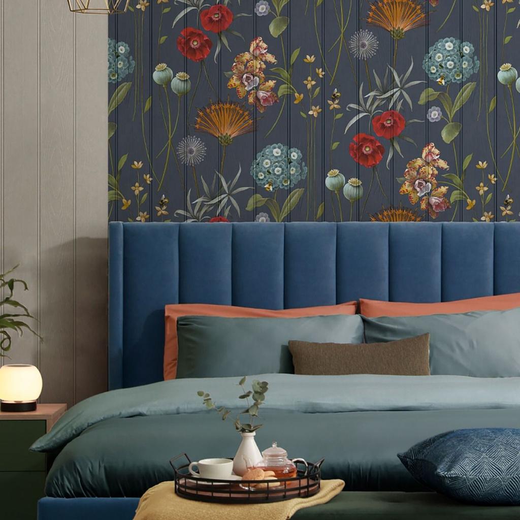 Belgravia Botanist Wood Panel Wallpaper