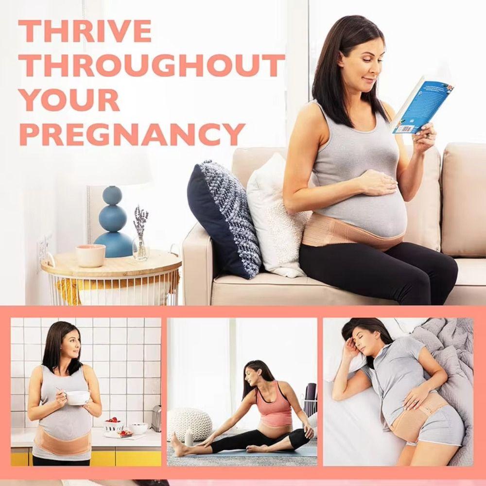 Adjustable Pregnant Women Belt Soft Women Abdominal Protector Maternity Belly Band Growing Bellies