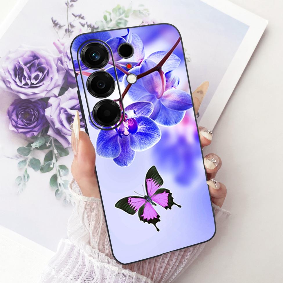 Чехол для Tecno CN5 Чехол для Tecno Camon 50 4G Модный Бабочка Милый Кот Крутой Расписной Мягкий Чехол для Телефона Для Techno Camon50 4G