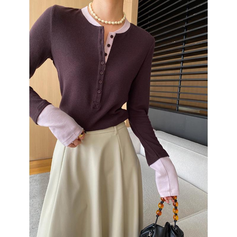 Футболка Sinan American Old Money Style с пуговицами, тонкая SN6856