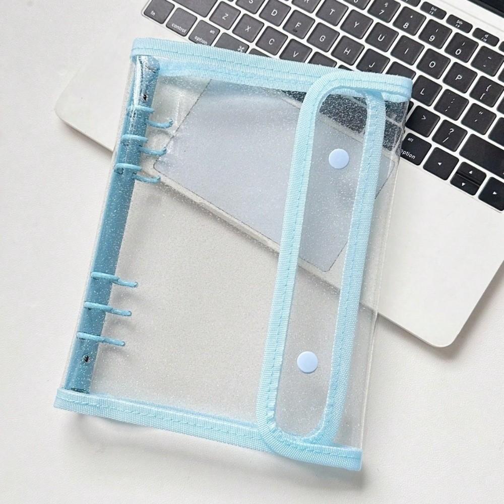 Double-Buckle Cover Photo Storage Book PVC Card Organizer Holder Loose Leaf Binder for Idol Cards