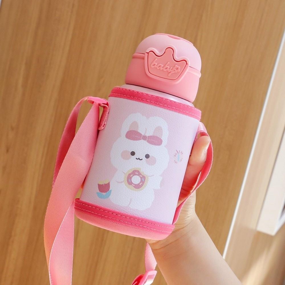 480ml Children's Water Kettle Stainless Steel Thermal Water Bottle Kids Thermos Bottle Outdoor Use