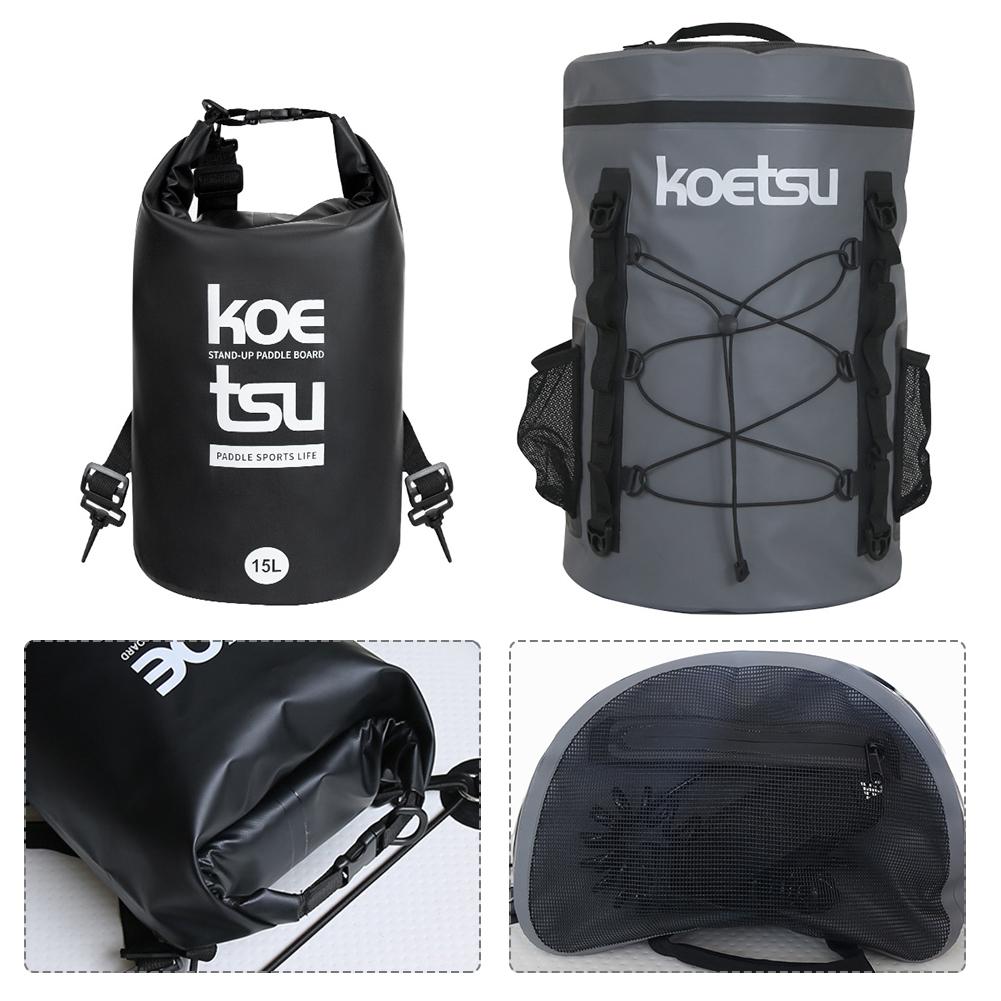 15/40L Paddle Board Bag Large Capacity Paddle Board Deck Bag Dry Bag for Stand-Up Paddleboard and Kayaking Accessories