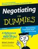 Книга Negotiating For Dummies