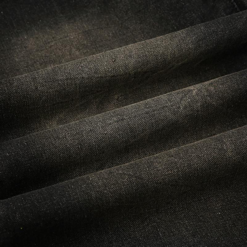 Женские ретро-брюки свободного кроя с высокой талией, уличные простые прямые повседневные брюки из текстурированной ткани, универсальные джинсы