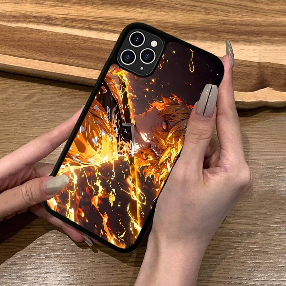 Zenitsu Agatsuma Phone Case Silicone PC+TPU For For IPhone 11 12 13 14 15 16 Plus Pro Max Cover
