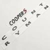 3D ABS Car Bagde Chrome Black Countryman Letters Logo Emblem Trunk Sticker Accessories For BMW MINI Cooper S R60 F60 U25 JCW R53 uo2