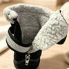 4PCS Zipper Dog Velvet Insulated Snow Boots Warm Anti-slip Dog Boots Dog Footwear  Cat Dog