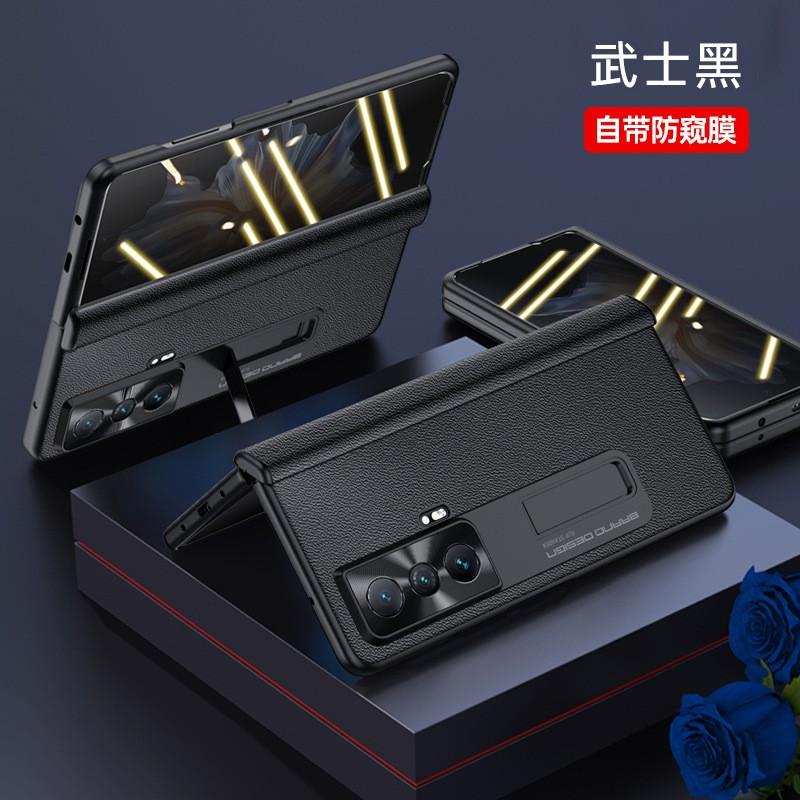 Full Coverage Foldable Phone Case Honor Magic V With Hinge Protection Stand Support Anti Drop Leather Cover