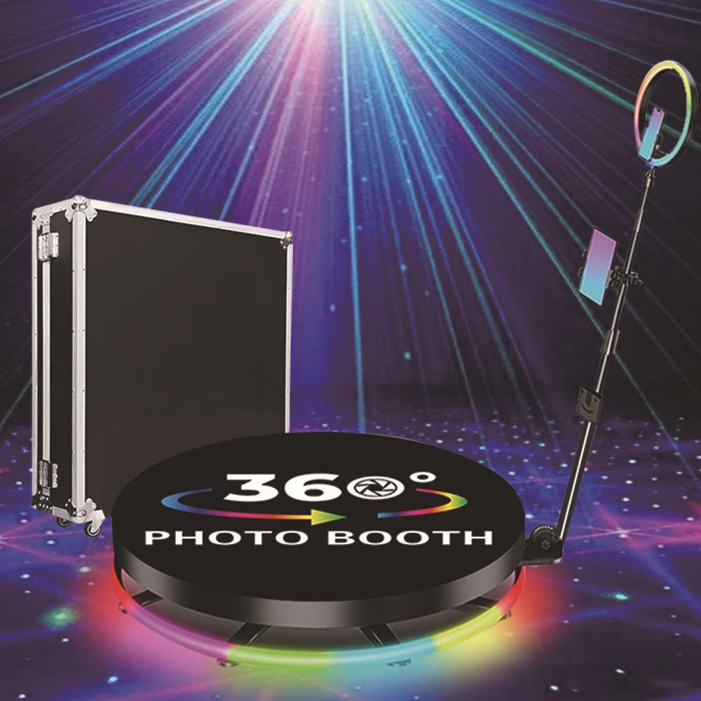 360-Degree Panoramic Photo Booth for Selfies and Events