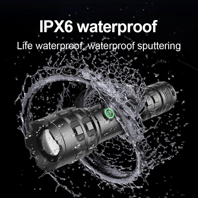 Мощный фонарик 230000LM XHP100 Светодиодный фитиль высокой яркости Лампа Кемпинг Фонарь Походный светильник