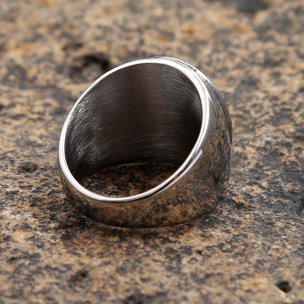 Классический перстень-печатка Лотарингского креста для мужчин, золото/цветная нержавеющая сталь, православный крест, мужское панк-байкерское украшение