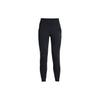 Under Armour Solid Logo High Waist Breathable Comfortable Sports Pants Women Pants Black 1375078-001