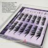 Comic Style Black Swan False Eyelashes Without Glue 6 Rows Fake Eyelashes  Party