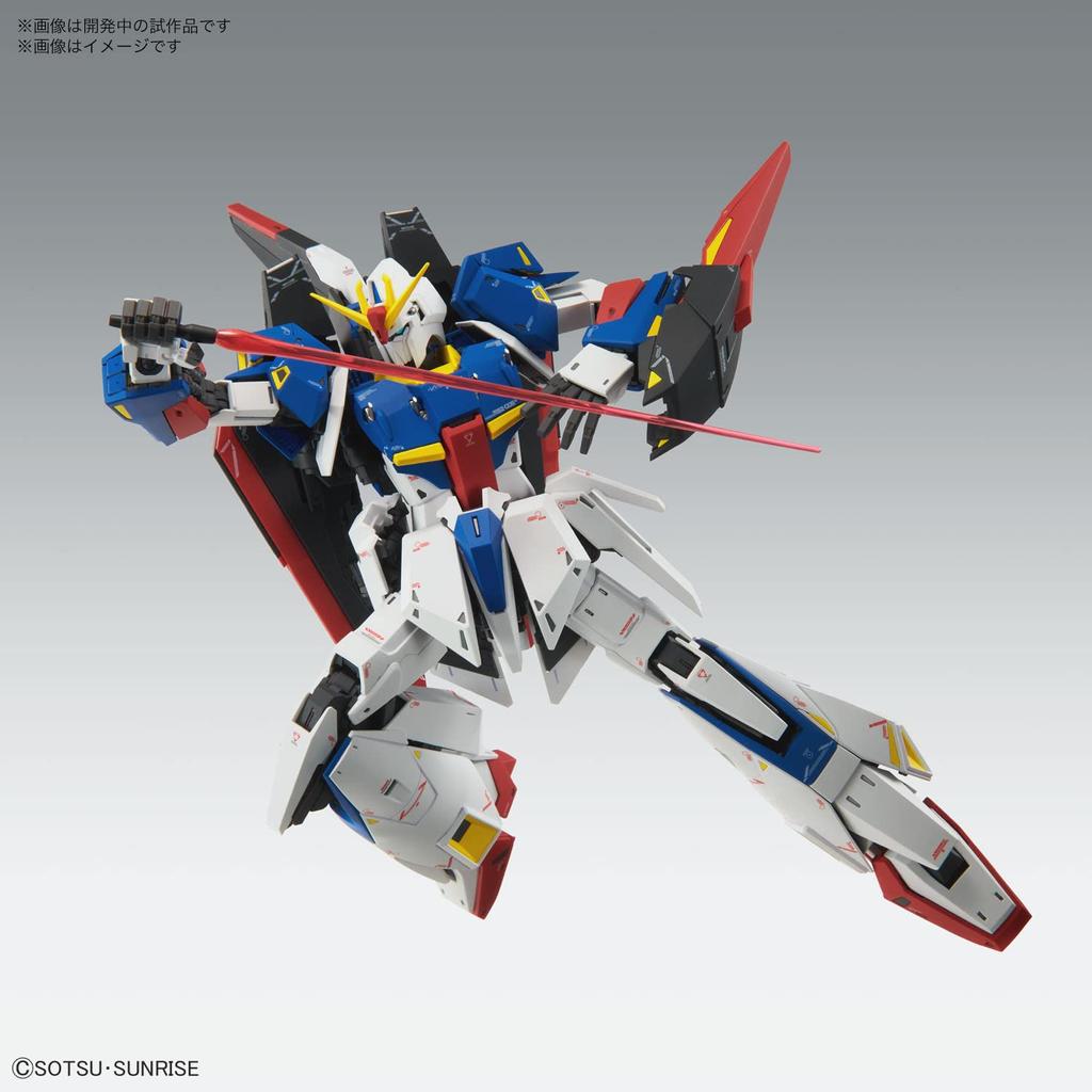 Пластиковая модель BANDAI SPIRITS MG Mobile Suit Z Gundam Zeta Gundam масштаба 1/100 с цветовой кодировкой