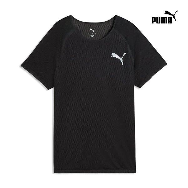Puma Женская Черная Футболка LighTspeed с коротким рукавом