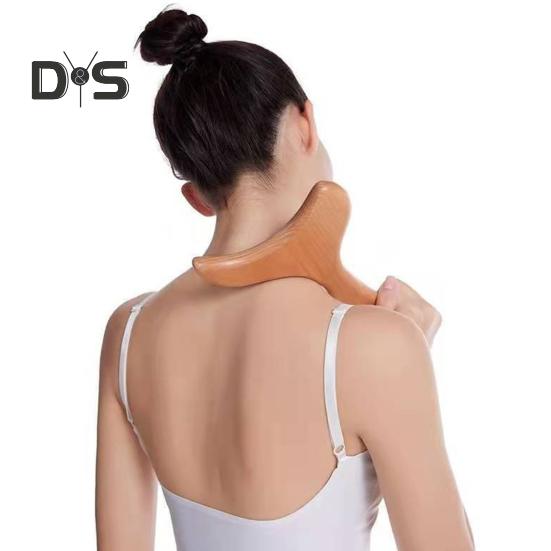 Деревянный терапевтический массажный инструмент, удобно держать, универсальное использование, снятие мышечного напряжения, удаление целлюлита, инструмент для моделирования тела