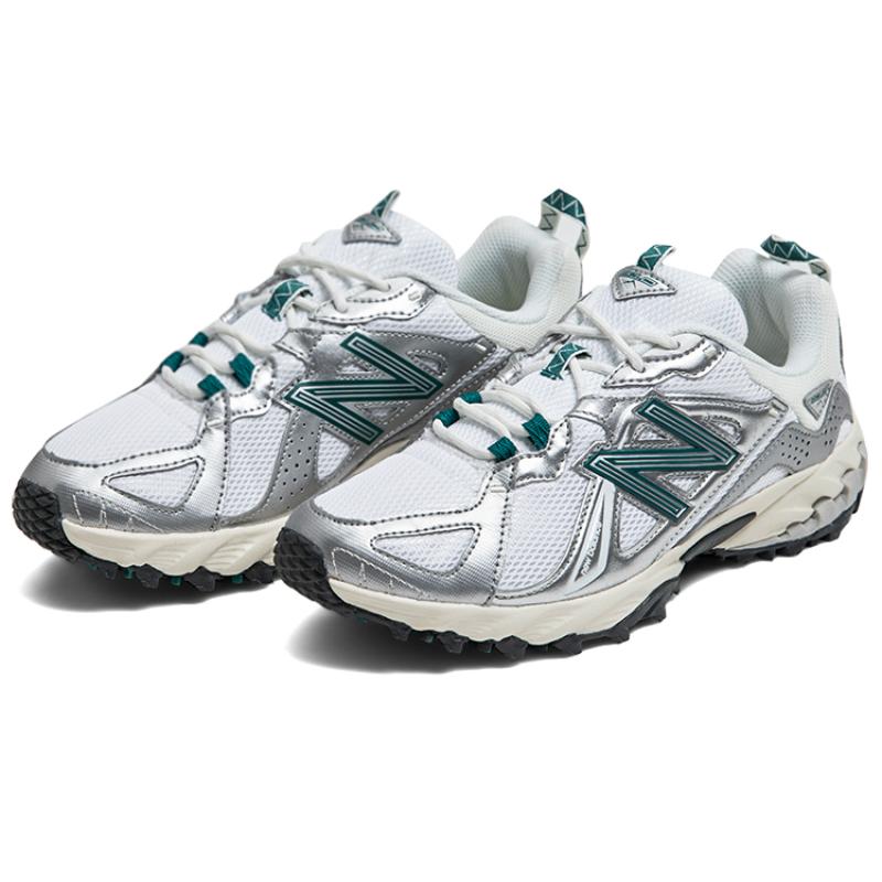 New Balance 610 Серебристые Металлик Зеленые Кроссовки ML610TAE