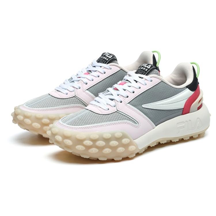 Fila Gara Ткань Низкие Повседневные Туфли Женские Серый Розовый F12W213111FSR