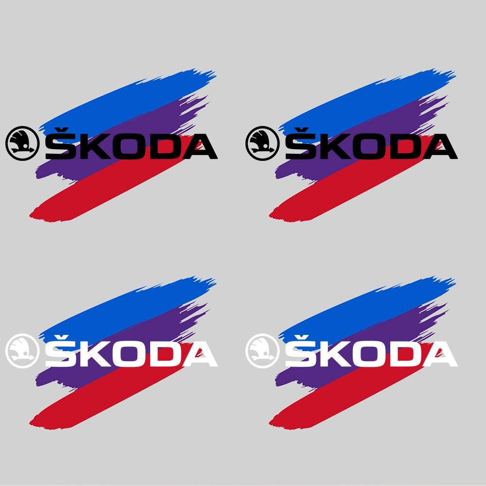 1Pcs PVC Car Body Fender Emblem Trunk Badge Stickers Accessories For Skoda Octavia Fabia Rapid Yeti Superb A5 A7 VRS VII Karoq ulvc23