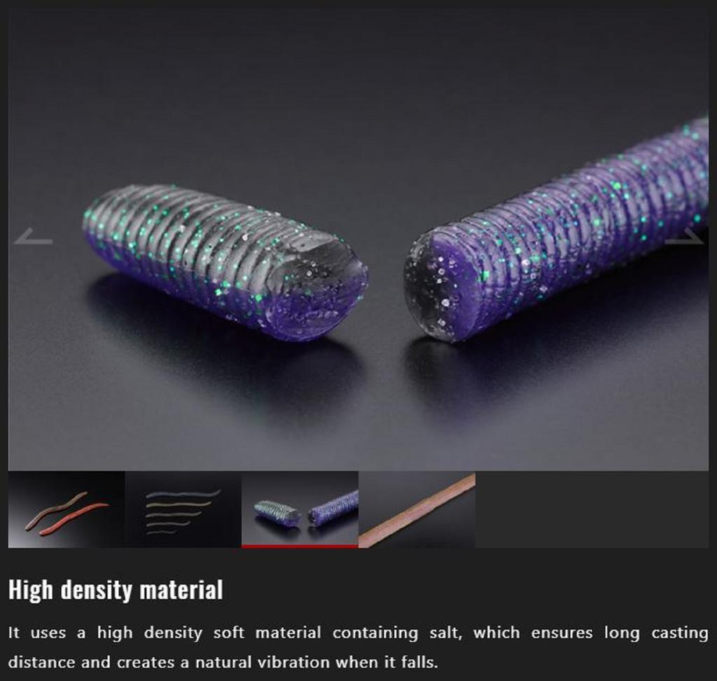 Jackall Мягкая приманка Flick Shake Worm 2,8 дюйма Светлый Мимизу (0597)