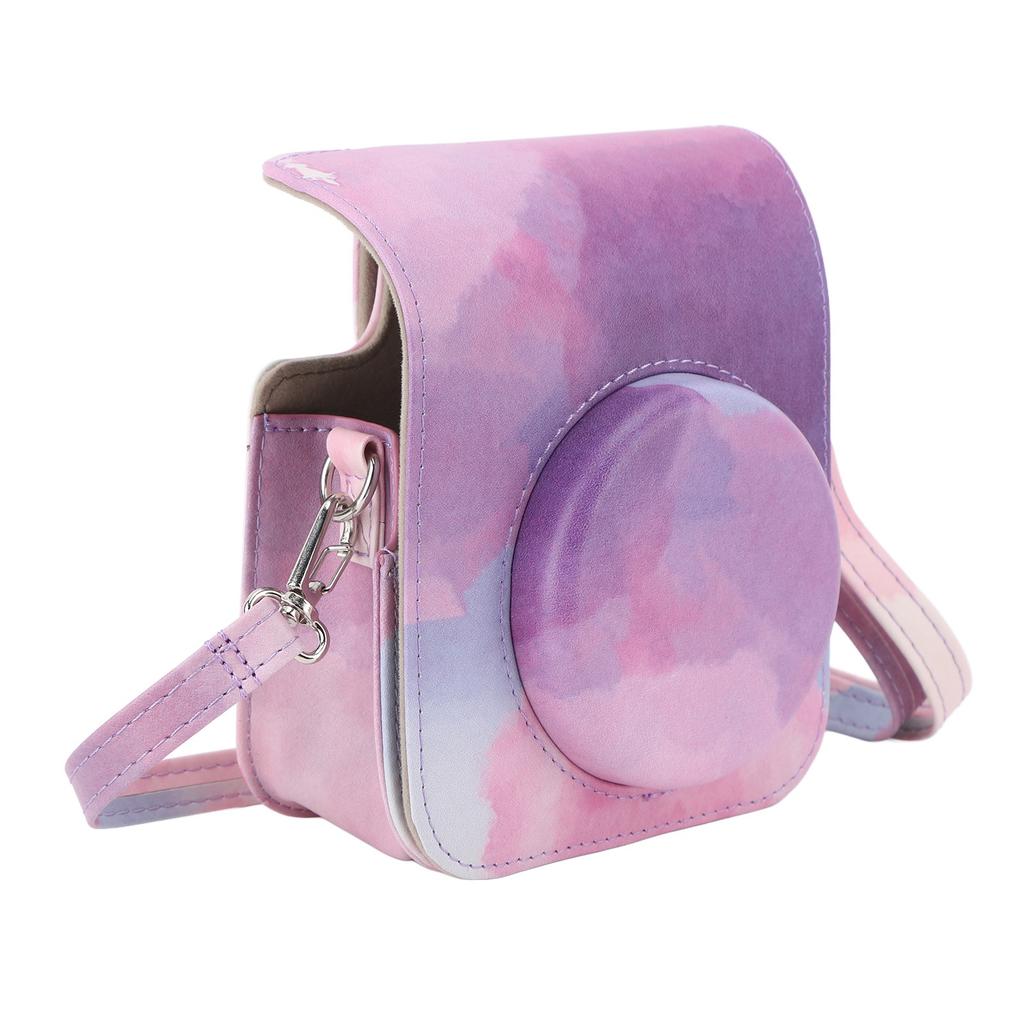 Мини-сумка для мгновенной камеры, защитный чехол для камеры из ПУ с регулируемым плечевым ремнем для камеры Fujifilm Instax Mini 12