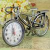 Creative Alarm Clock Vintage Numeral Bicycle Shape Table Alarm Clock Home Decor