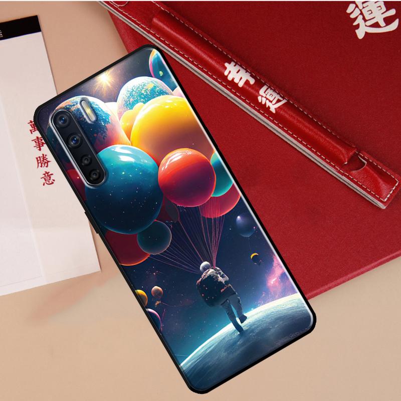 Космический Планета Звезды Луна Чехол Для Oppo A60 A98 A58 A78 A18 A38 A80 A40 A77 A57 A17 A74 A54 A94 A96 A76 A16 A15 A5 Pro