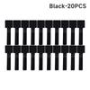 200PCS Self Adhesive On Wall Mounted Desk Reusable T-Type Cable Cord Organizer Nylon Hook Loop Wrap Bundle Data Cable Tie Wire