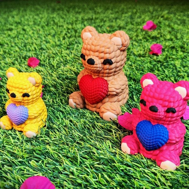 Bear Designs Candle and Home Decors Artistic Bear Shaped Silicone Mould for Crafters in Home Decoration Crafts