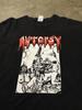 Унисекс хлопковая футболка с коротким рукавом и круглым вырезом Autopsy Metal Band Tee