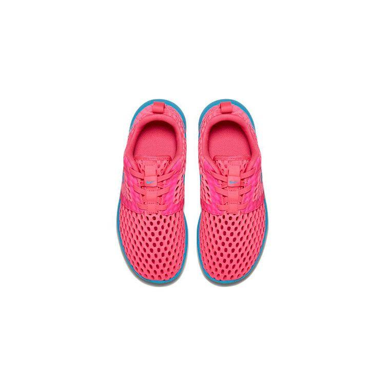 Nike Roshe One Flight Weight Comfortable Durable Rebound Low Top Kids Casual Shoes Kids Sneaker Pink Blue 819694-602