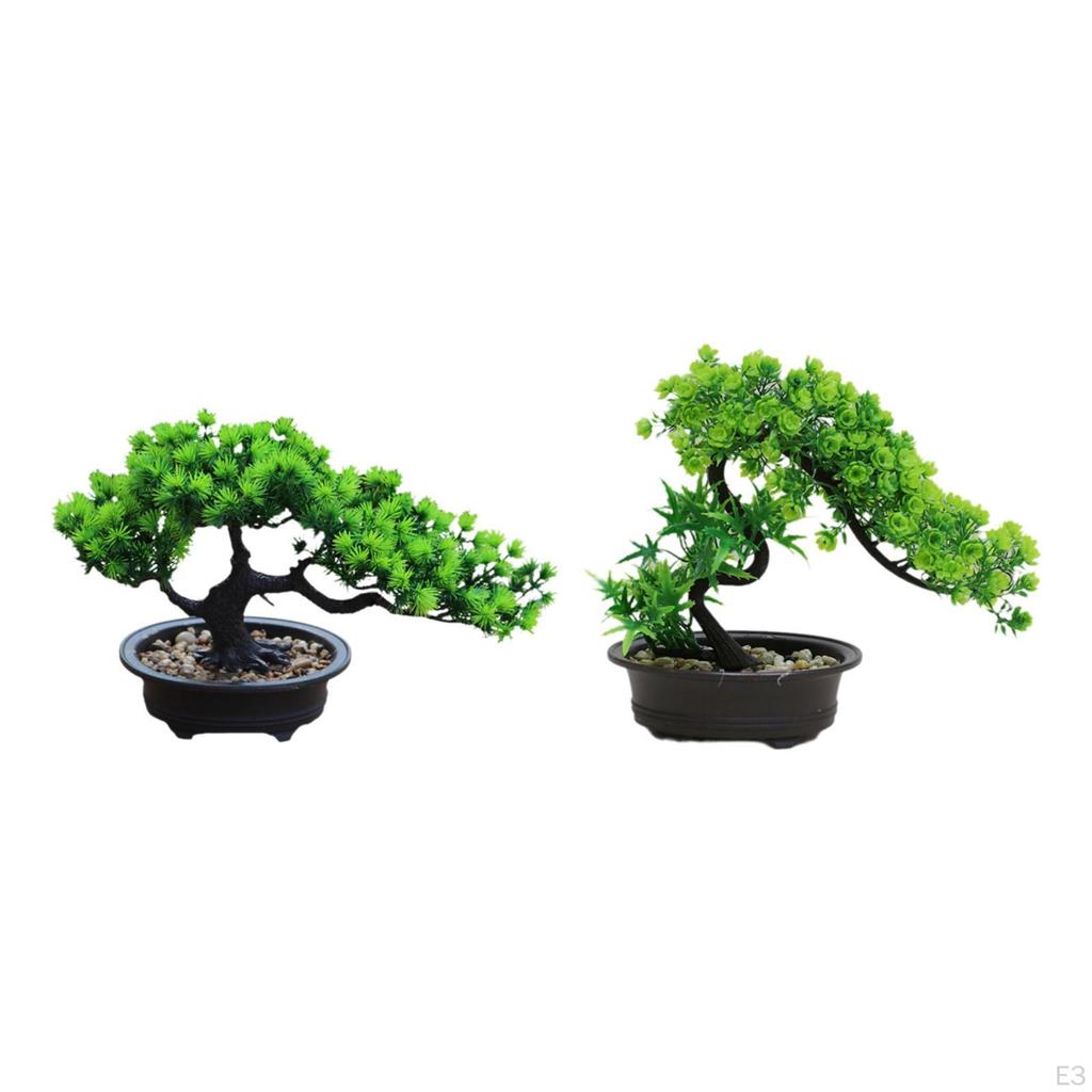 Artificial Bonsai Tree Garden Decoration Home Decor Desktop Display for Bookshelf