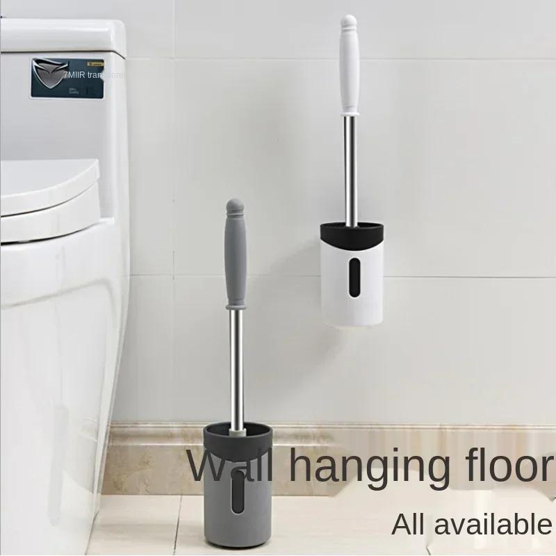 Силиконовый полипропиленовый ершик для унитаза и держатель для быстрой очистки слива, щетка, инструменты для туалета, бытовые принадлежности для ванной комнаты, наборы