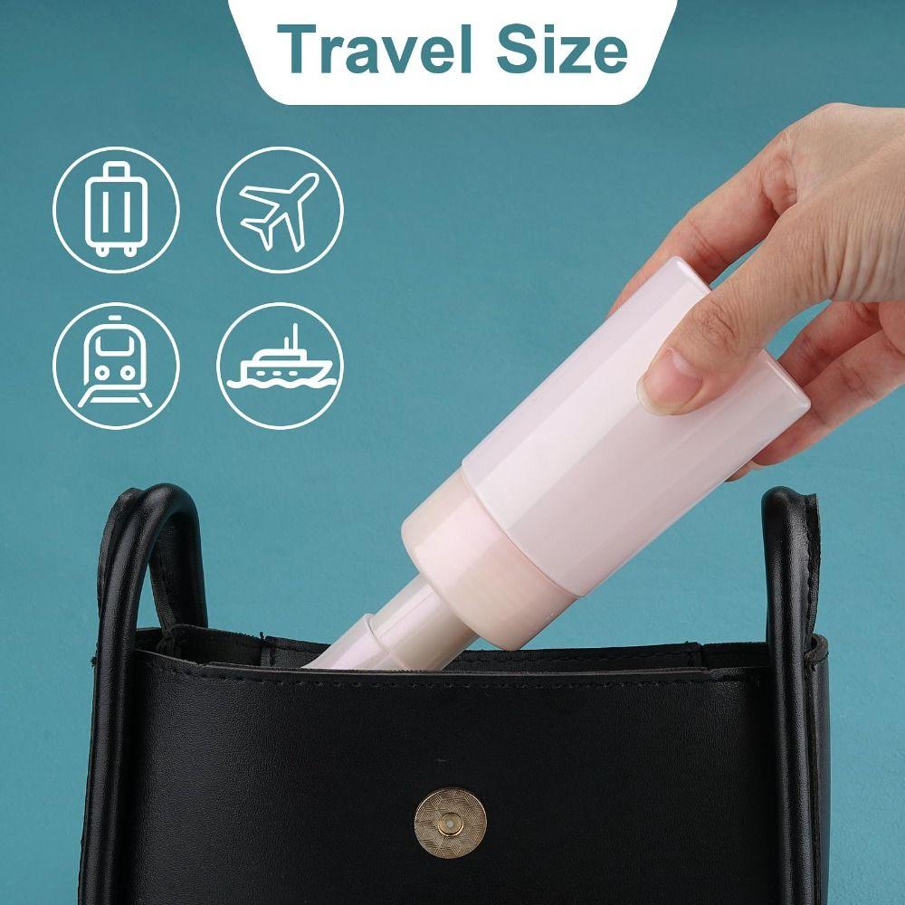 2 шт. Портативный пустой флакон-насос для путешествий, флаконы для шампуня для ресниц, новый флакон-насос для пены