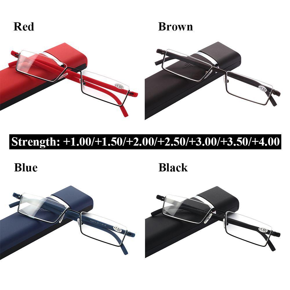 Vision Care TR90 Ultralight Reading Glasses Semi Rimless Reader Eyeglasses Half Frame