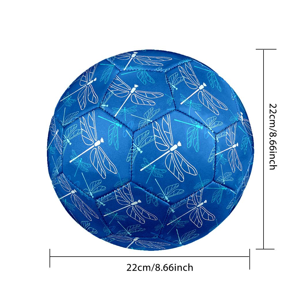 1PC Dragonfly Soccer Ball Size 5 Football Machine Sewn Indoor/Outdoor Universal Football Gift W58