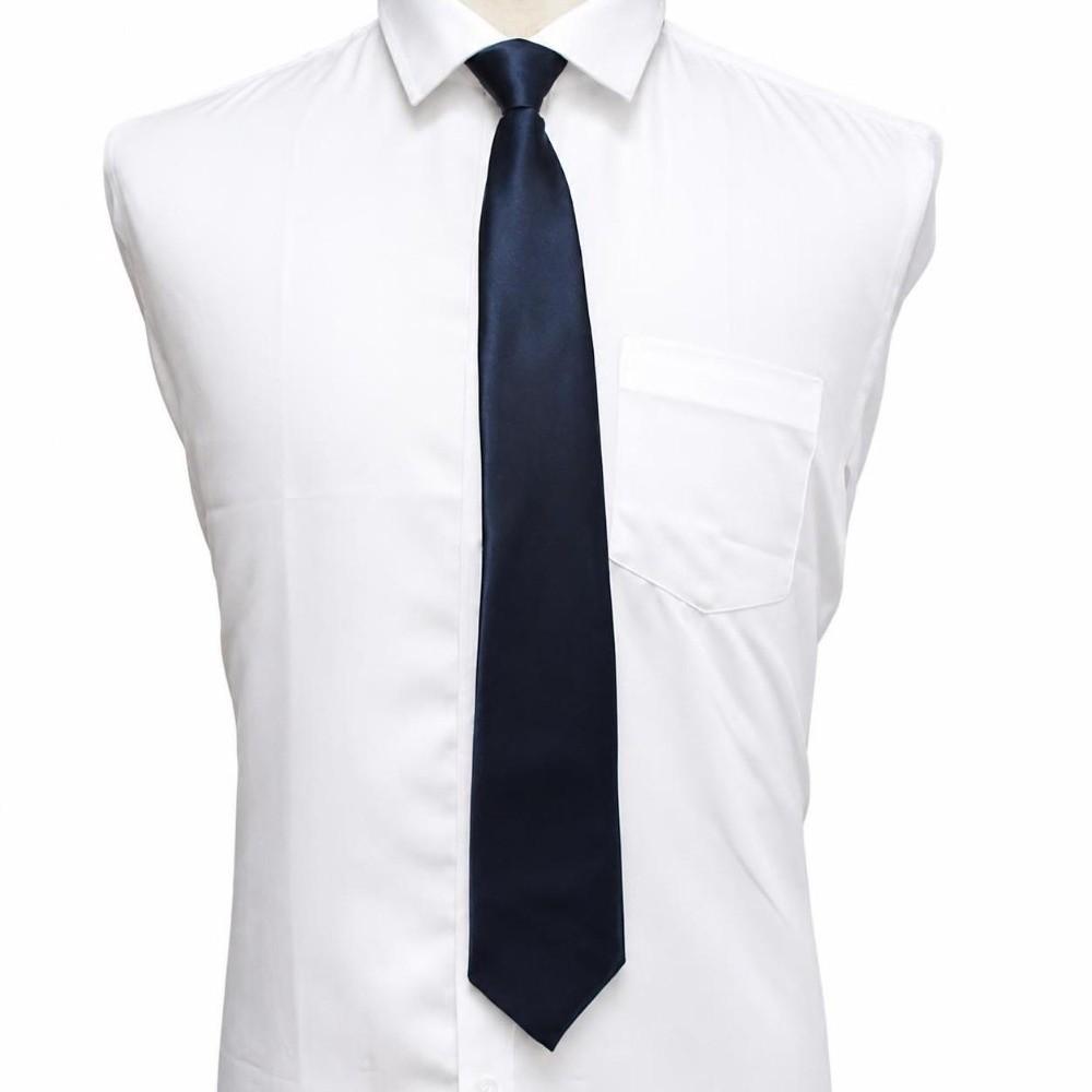 Clip on Zipper Tie Unisex Suit Zipper Neckties New Uniform Neck Tie For Men Women