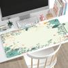 Extra Wide Mouse Pad Chinese Floral Butterfly Stitched Edges Non Slip Rubber Mat For Gaming Office Laptop Desktop Decor
