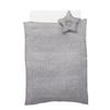 Babyshower Made In Ready To Use Without Baby Duvet 70 X 120 Cm Pattern Organic Double Gauze Japan, Washing, 6-piece Set, (star Gray), Cotton,