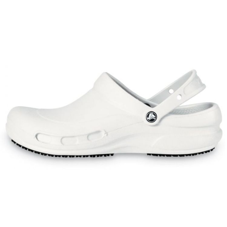 Crocs Кроссовки Bistro Slip Resistant Work Clog White Unisex 10075-100