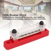 48V 150A 6 Terminal Bus Bar Power Distribution Block with Cover M6 Studs M4 Screws for Car RV   Marine Boat