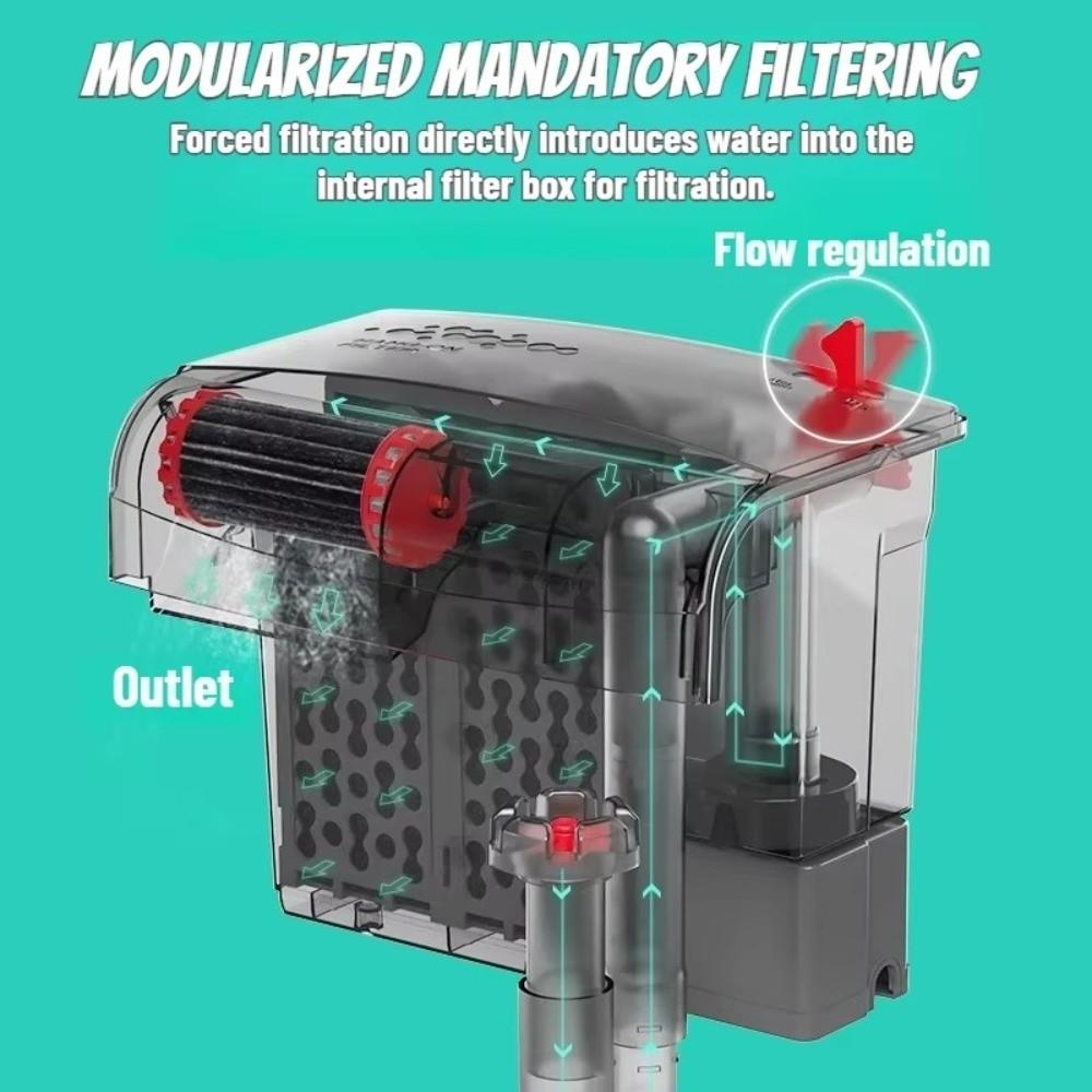 Strong Filtration Water Purification Pump Silent Operation Wall-Mounted Filter Water Circulation
