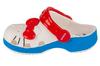 Crocs Hello Kitty, для девочки белые шлепанцы