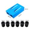 Woodworking Oblique Pocket Hole Locator Jig Kit 15 Degree Angle Drill Guide Set Hole Puncher Diy Carpentry Tools Drill Bits