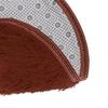40cm Round Bathroom Bedroom Coral Fleece Soft Non-slip Floor Mat Rug Home Decor