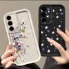 Чехол с ярким принтом бабочек для Samsung A57 A37 A27 A17 S26 Ultra S25 FE A56 A36 A26 A16 A55 A35 A25 A54 5G S21 S22 S23 S24 Plus Ударопрочный чехол