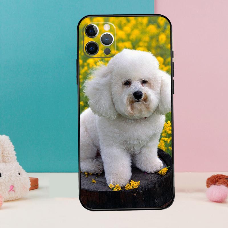 Чехол для телефона с изображением щенка породы Бишон Фризе для iPhone 17 Air 16 15 14 13 12 11 Pro Max 12 13 mini 15 16 Plus 16e Чехол Coque