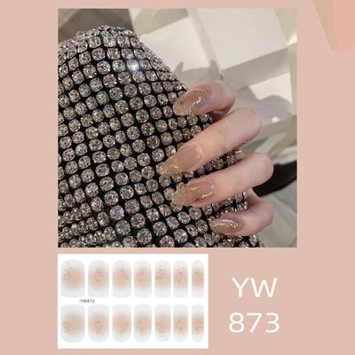 6 листов/набор самодельных накладных наклеек для ногтей Быстрый и простой нейл-арт